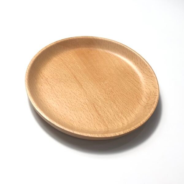 Solid beech wood round plate 18cm – Product code PVN370 - Image 6