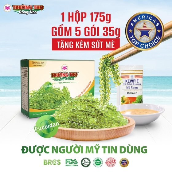 1 box of dehydrated seaweed 175g includes 5 35g packs with free roasted sesame sauce, not salty or fishy